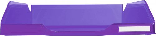 Exacompta Iderama A4 Letter Tray Purple (W255 x D346 x H65mm) 11319D