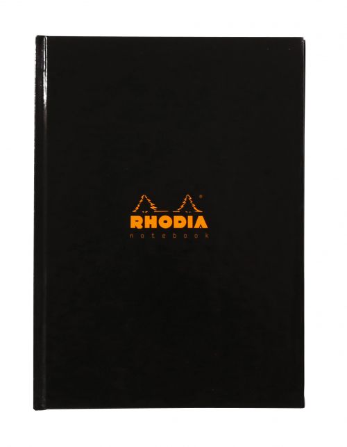 Rhodia Business A5 Book Casebound Hardback 192 Pages Black (Pack of 3) 119231C