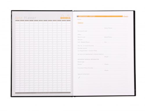 Rhodia Business A5 Book Casebound Hardback 192 Pages Black (Pack of 3) 119231C GH15279 Buy online at Office 5Star or contact us Tel 01594 810081 for assistance