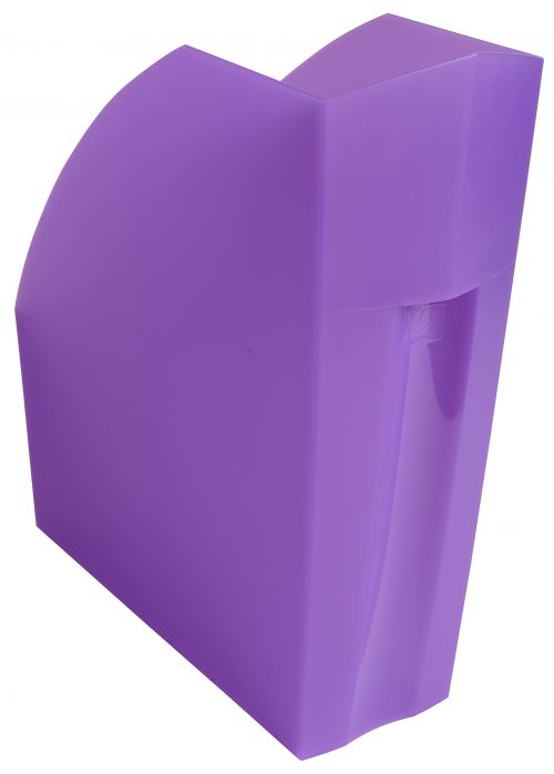 Exacompta Iderama A4 Magazine File Purple (W110xD346xH320mm) 18019D
