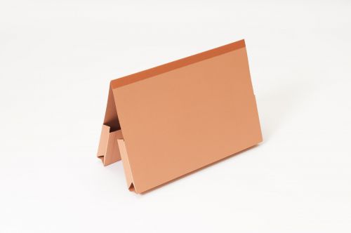 Guildhall Reinforced Double Pocket Wallet 315gsm Orange PK25 - 218-ORGZ Document Wallets 20371EX