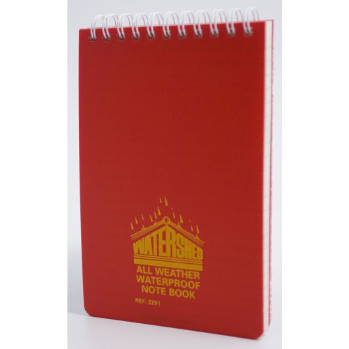 Chartwell Watershed Notebook 156x101mm Lined 50 Pages Red - 2291Z