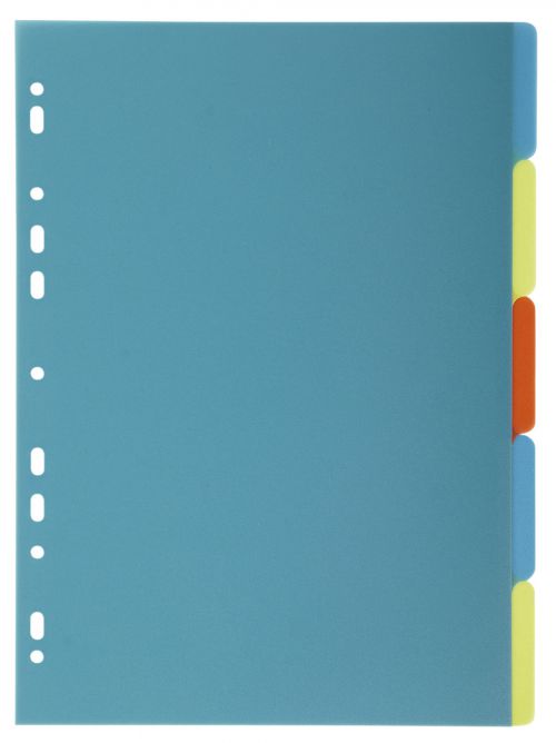 Exacompta Forever Recycled Polypropylene 5 Part Dividers A4 2705E