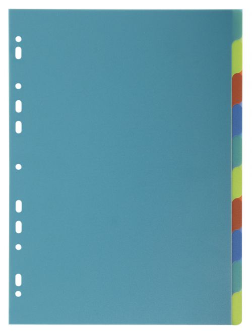 Exacompta Forever Recycled Polypropylene 10 Part Dividers A4 2710E