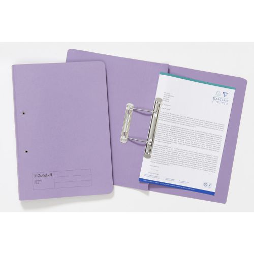 Guildhall Spiral File Foolscap Mauve