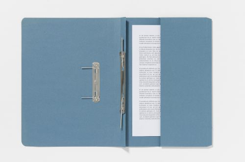 Exacompta Guildhall Pocket Spiral File 285gsm Blue (Pack of 25) 347-BLUZ