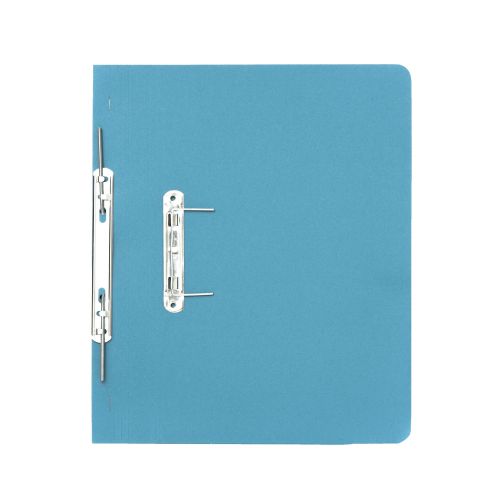 Guildhall Spring Transfer File Manilla Foolscap 315gsm Blue (Pack 50) - 348-BLUZ