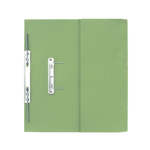 Exacompta Guildhall Transfer Spiral Pocket File 315gsm Foolscap Green (Pack of 25) 349-GRN - Exacompta - GH22138 - McArdle Computer and Office Supplies
