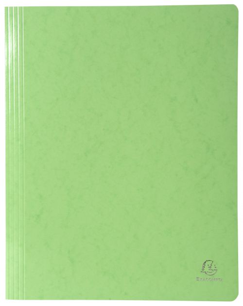 Iderama A4 Flat Bar File - Lime Green PK25