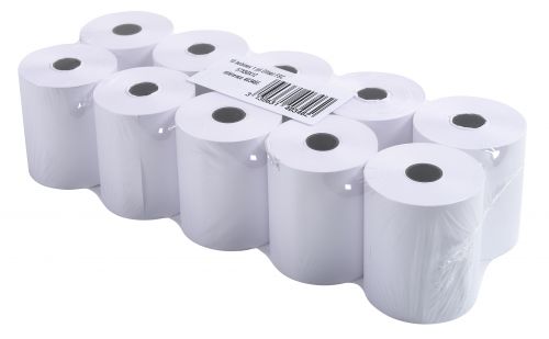 Exacompta Calculator Roll 1 Ply 60gsm 57x50x12mm 20m White (Pack 10) - 40346E Tally Rolls & Receipts 69280EX