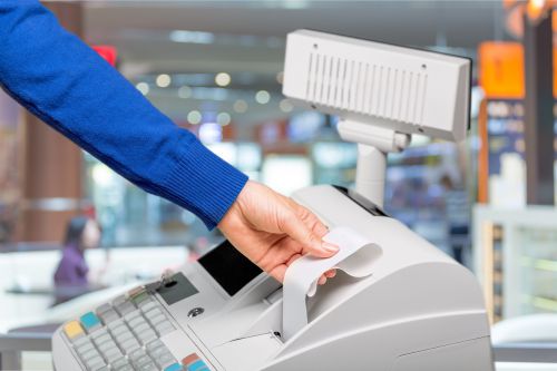 69343EX | Exacompta offers a wide range of materials for point of sale transactions, including a selection of receipt rolls for cash registers, calculators and fax machines.  In addition, a choice of thermal rolls for cash registers, credit card terminals and scale machines are also available.