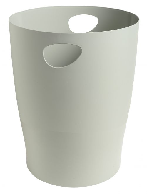 Exacompta ECOBIN 15 Litre Waste Bin 263 x 263 x 335mm Grey - 45306D