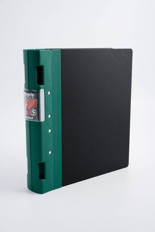 Guildhall GLX Ergogrip Ring Binder Polypropylene 8 Prongs Making 4 x 55mm Rings A4 Green (Pack 2)