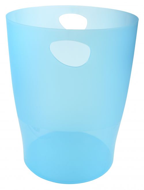 Exacompta Iderama 15 Litre Waste Bin Turquoise (W263 x D263 x H335mm) 45383D