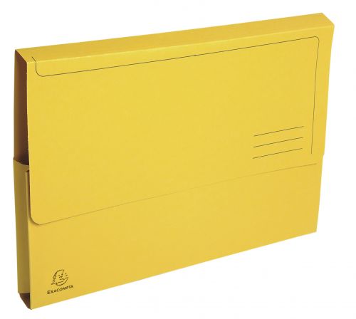 Forever Document Wallet A4 290gsm Yellow PK50