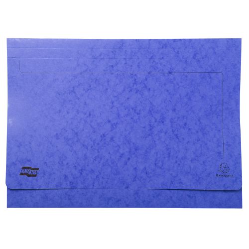 Europa Document Wallet Manilla A3 Half Flap 225gsm Assorted (Pack 25) - 4780