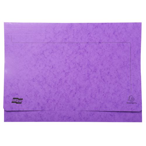 65447EX - Europa Document Wallet Manilla A3 Half Flap 225gsm Assorted (Pack 25) - 4780