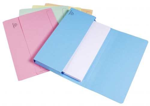 Exacompta Super Documents Wallet A4 Pastel Assorted (Pack of 10) 47970E - GH47970