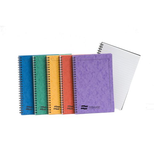 Europa Notemaker Sidebound A5 Assorted Pack 10 Notebooks PD7009