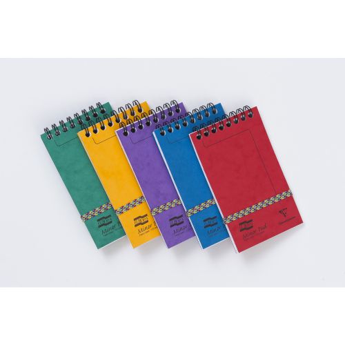 Europa Note Pad H/bound Twin Wire 90gsm Ruled Micro Perf 120pp 76x127mm Asstd Cols A Ref 4920-Z [Pack 20]