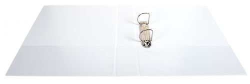47412EX - Exacompta Kreacover Presentation Ring Binder PVC 2 D-Ring A4 40mm Rings White (Pack 10) - 51823E