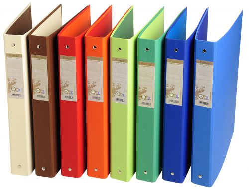 Forever 100% Recycled Ringbinder 4R 30mm Asst BX10