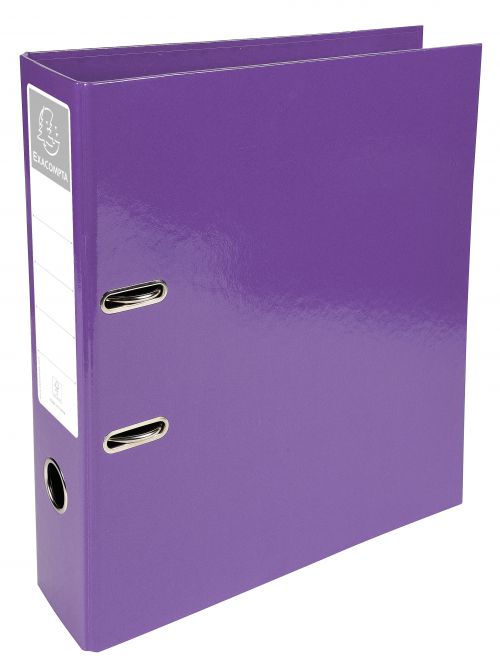 Iderama Lever Arch File 32x30cm 70mm Spine Purple PK10