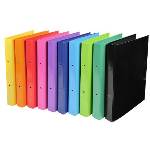 Iderama A4 Ring Binder 2 Ring 30mm Assorted (Pack of 10) 54929E