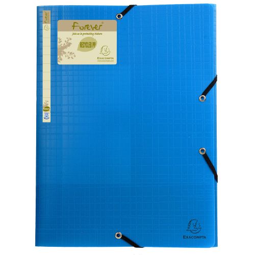 Exacompta Forever Elasticated 3 Flap Folder Assorted (Pack of 15) 551570E