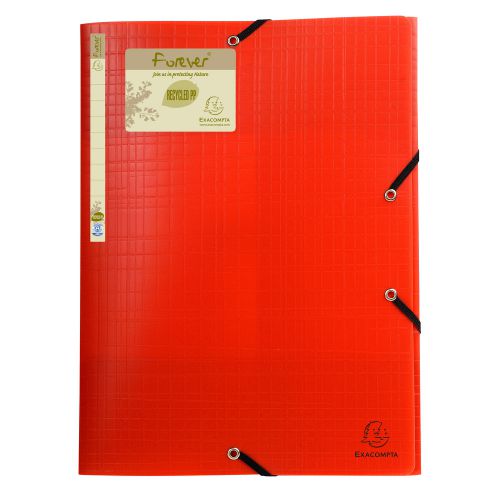 Exacompta Forever Elasticated 3 Flap Folder Assorted (Pack of 15) 551570E