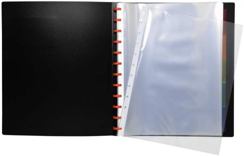 Exactive Display Book A4 30 Pockets Black
