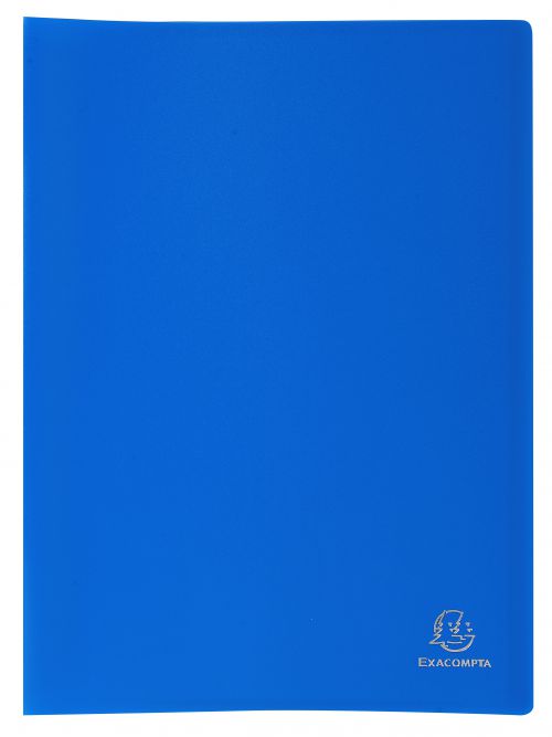 Exacompta A4 Display Book Soft Eco Polypropylene 40 Pocket Blue - 8547E 74495EX Buy online at Office 5Star or contact us Tel 01594 810081 for assistance