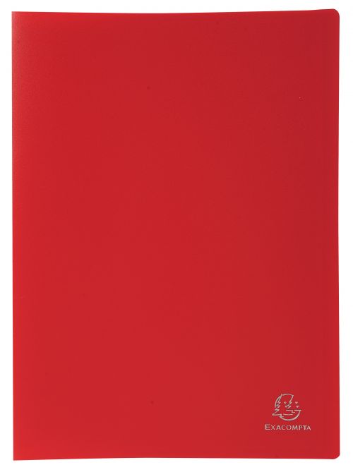 Exacompta Display Book A4 80 page Red