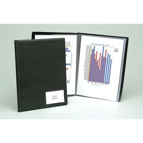 Exacompta Guildhall Display Book 12 Pocket A4 Black CDB12Z GH06016 Buy online at Office 5Star or contact us Tel 01594 810081 for assistance