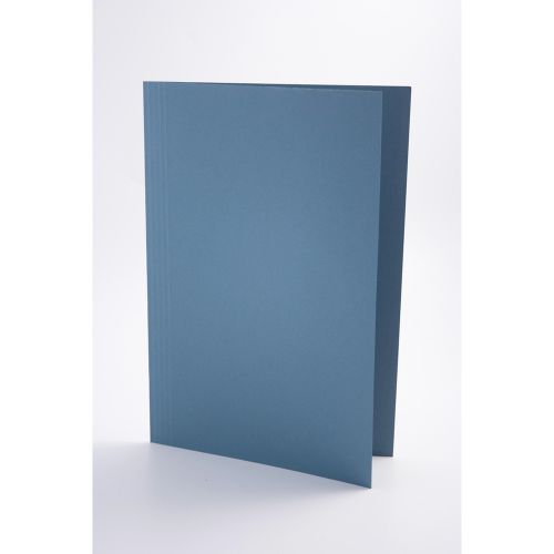Guildhall Square Cut Folders Manilla Foolscap 315gsm Blue (Pack 100)