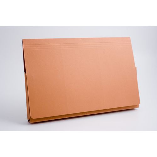 Exacompta Guildhall Full Flap Pocket Wallet Foolscap Orange (Pack of 50) PW2-ORG
