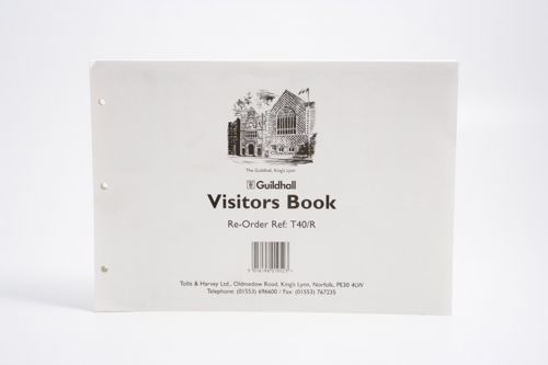 Concord CD14P Refill for Visitors Book 50 Sheets 2000 Entries 230x355mm Ref 85801