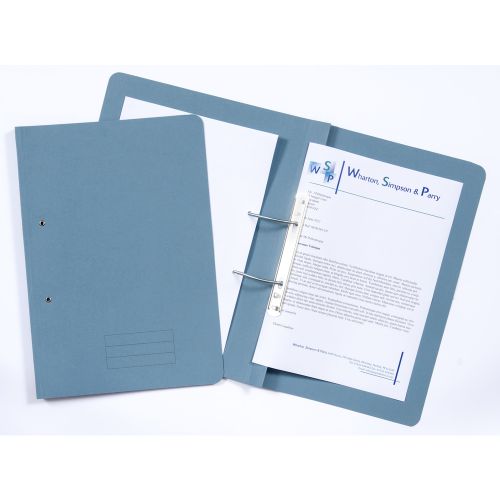 Fieldskill Transfer File Manilla Foolscap Blue 285gsm (Pack 25)