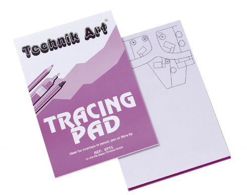 Clairefontaine Technik Art Tracing Pad 63gsm A4 40 Sheets XPT4