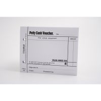 Exacompta Guildhall Petty Cash Pad 100 Leaves 127x102mm White (Pack of 5) 103 1569