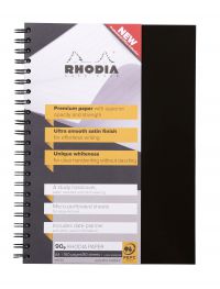 Rhodia A4 Wirebound Hard Cover Notebook Ruled 160 Pages (Pack 3) 119232C