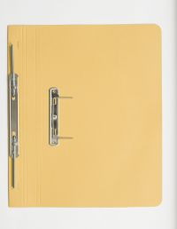 Guildhall Spring Transfer File Manilla Foolscap 420gsm Yellow (Pack 25) - 211/7003Z