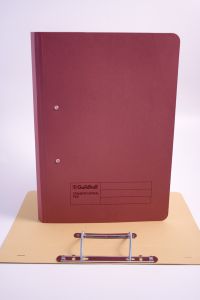 Guildhall Spring Transfer File Manilla Foolscap 420gsm Red (Pack 25) - 211/7005Z