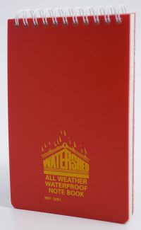 Chartwell Watershed Notebook 156x101mm Lined 50 Pages Red - 2291Z