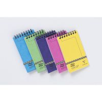 Europa Note Pad H/bound Twin Wire 90gsm Ruled Micro Perf 120pp 76x127mm Asstd Cols C Ref 3151Z [Pack 20]