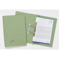 Exacompta Guildhall Transfer File 285gsm Foolscap Green (Pack of 25) 346-GRNZ