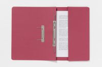 Guildhall Spring Pocket Transfer File Manilla Foolscap 285gsm Red (Pack 25) 347-REDZ