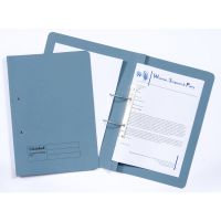 Guildhall Transfer Spring Files Heavyweight 315gsm Foolscap Blue Ref 348-BLUZ [Pack 50]