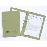 Guildhall Transfer Spring Files Heavyweight 315gsm Foolscap Green Ref 348-GRNZ [Pack 50]