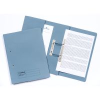 Guildhall Transfer Spring Transfer File Manilla Foolscap 315gsm Blue (Pack 25) - 349-BLUZ